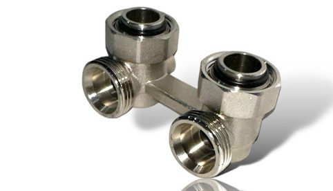 Узел нижнего подключения угловой