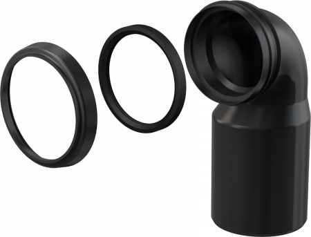 Колено стока комплект Alcadrain 90110 (М906)