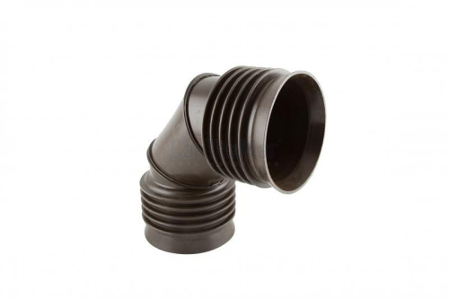 отвод для гофрированной трубы 90