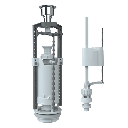 Комплект нижний хром (серый)