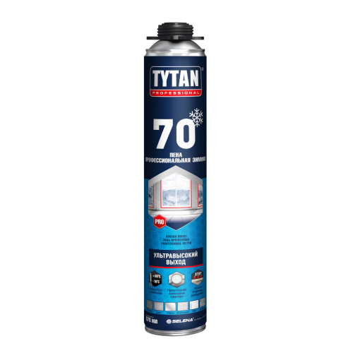 Пена профессиональная TYTAN PROFESSIONAL 70 зимняя 870 мл
