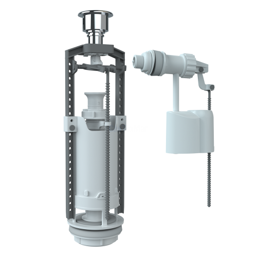 Комплект боковой хром (серая)