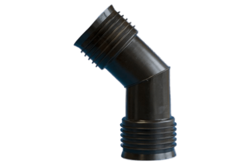 отвод для гофрированной трубы