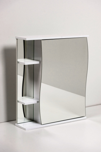 Шкаф зеркальный Волна 600 (1)