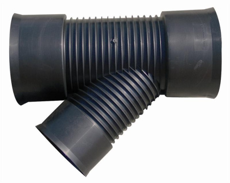 тройник косой для гофрированной трубы