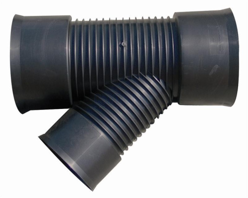 тройник косой для гофрированной трубы